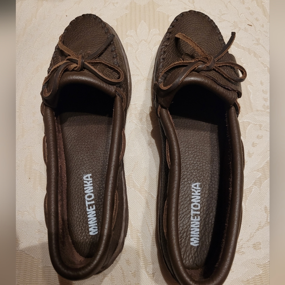 Minnetonka Moosehide Kilty Loafer